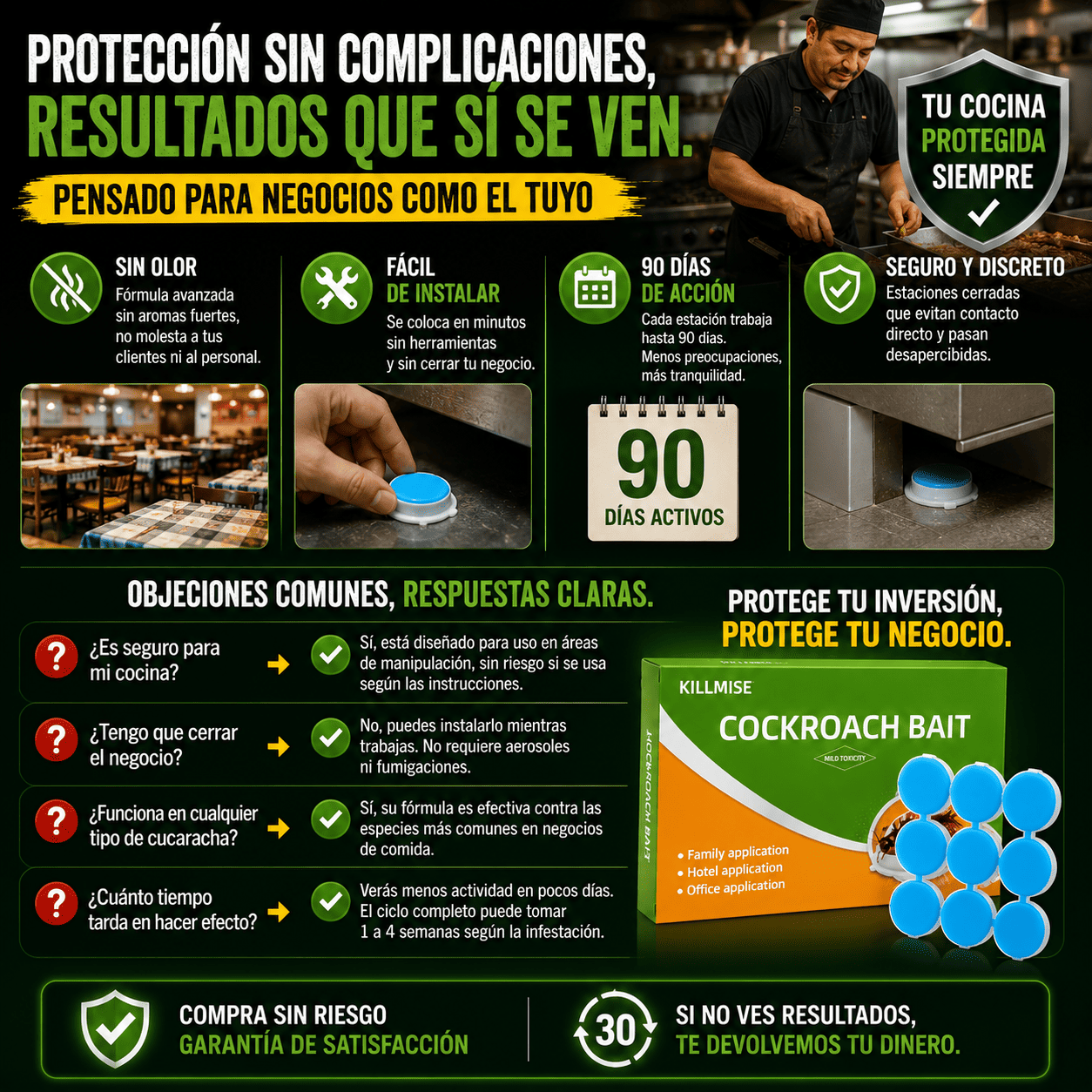 🎯 KillMise™ Destruye el Nido de Cucarachas