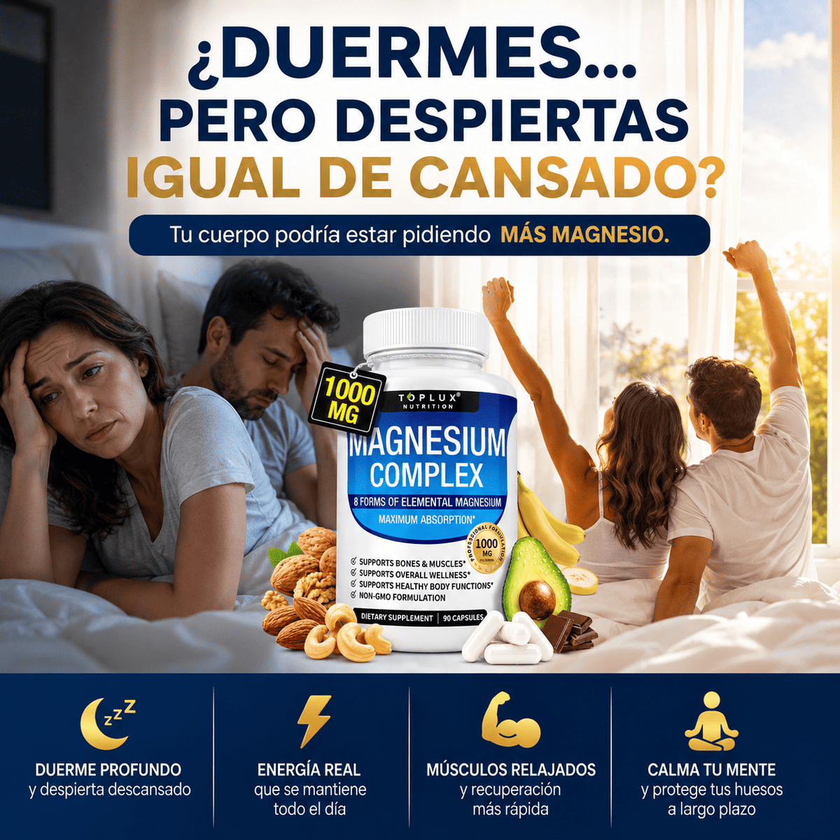 💙 MagniVive™ Descansa profundo. Vive con energía