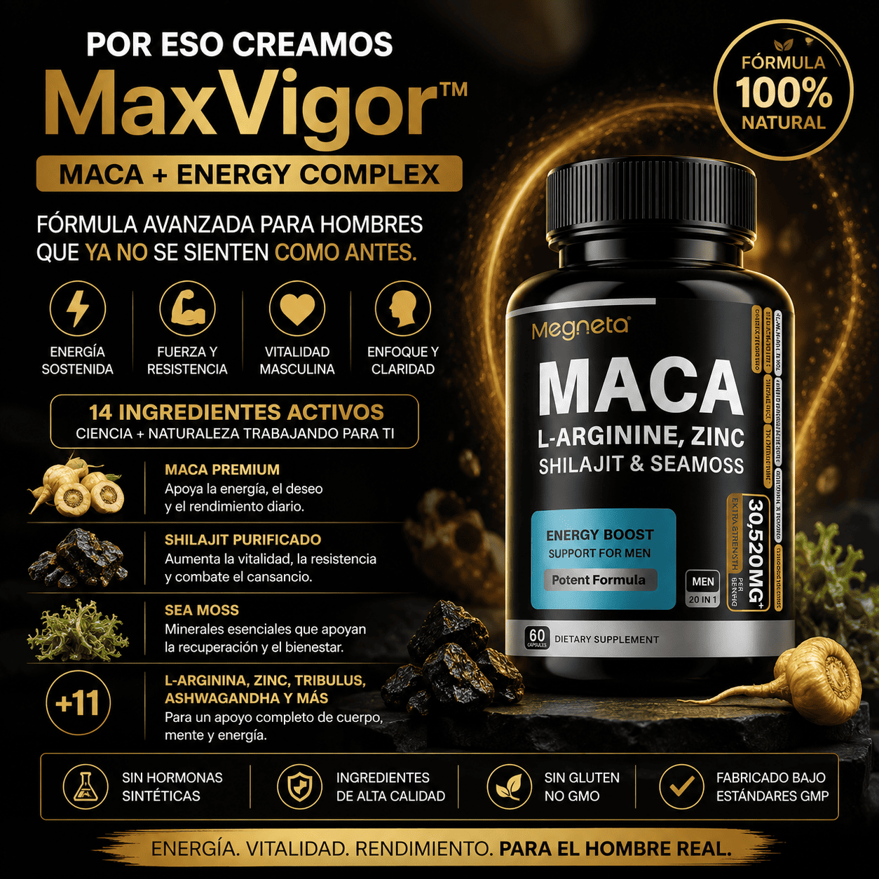 🔥MaxVigor™ | Maca + Energy Complex