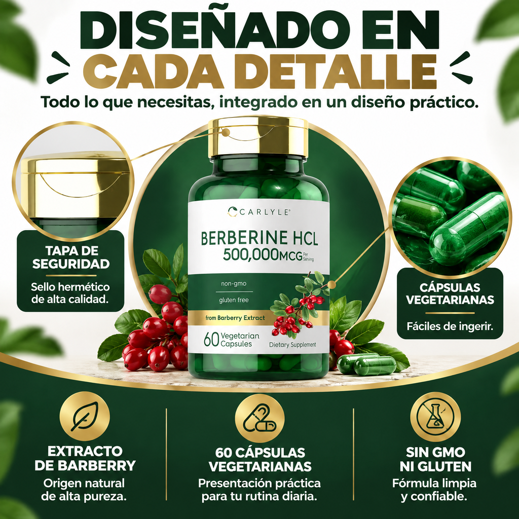 Berberine® Berberina Premium Control Azúcar