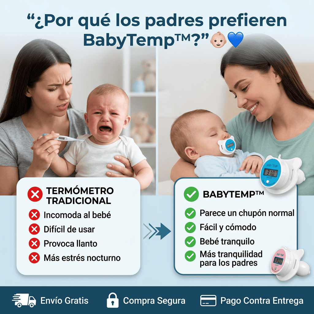 🍼 BabyTemp™ - Termómetro Chupón Digital