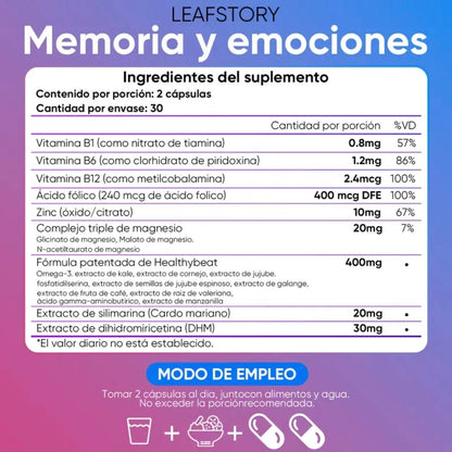 🧠 NeuroVibe™ PRO Suplemento avanzado para el Cerebro, Ánimo y Nervios