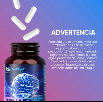 🧠 NeuroVibe™ PRO Suplemento avanzado para el Cerebro, Ánimo y Nervios