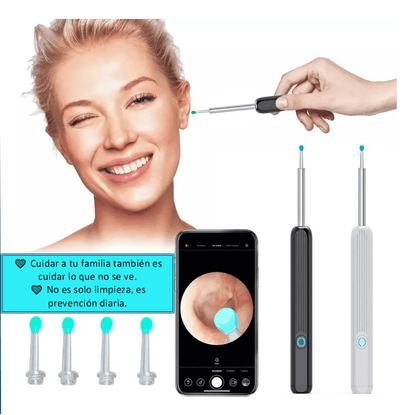 🦻ClearView Pro™ Limpiador de oídos inteligente con cámara HD