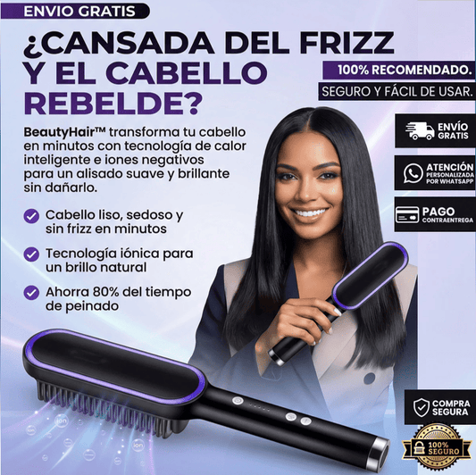 💁‍♀️ BeautyHair™ ✨ Liso perfecto sin frizz ni daño