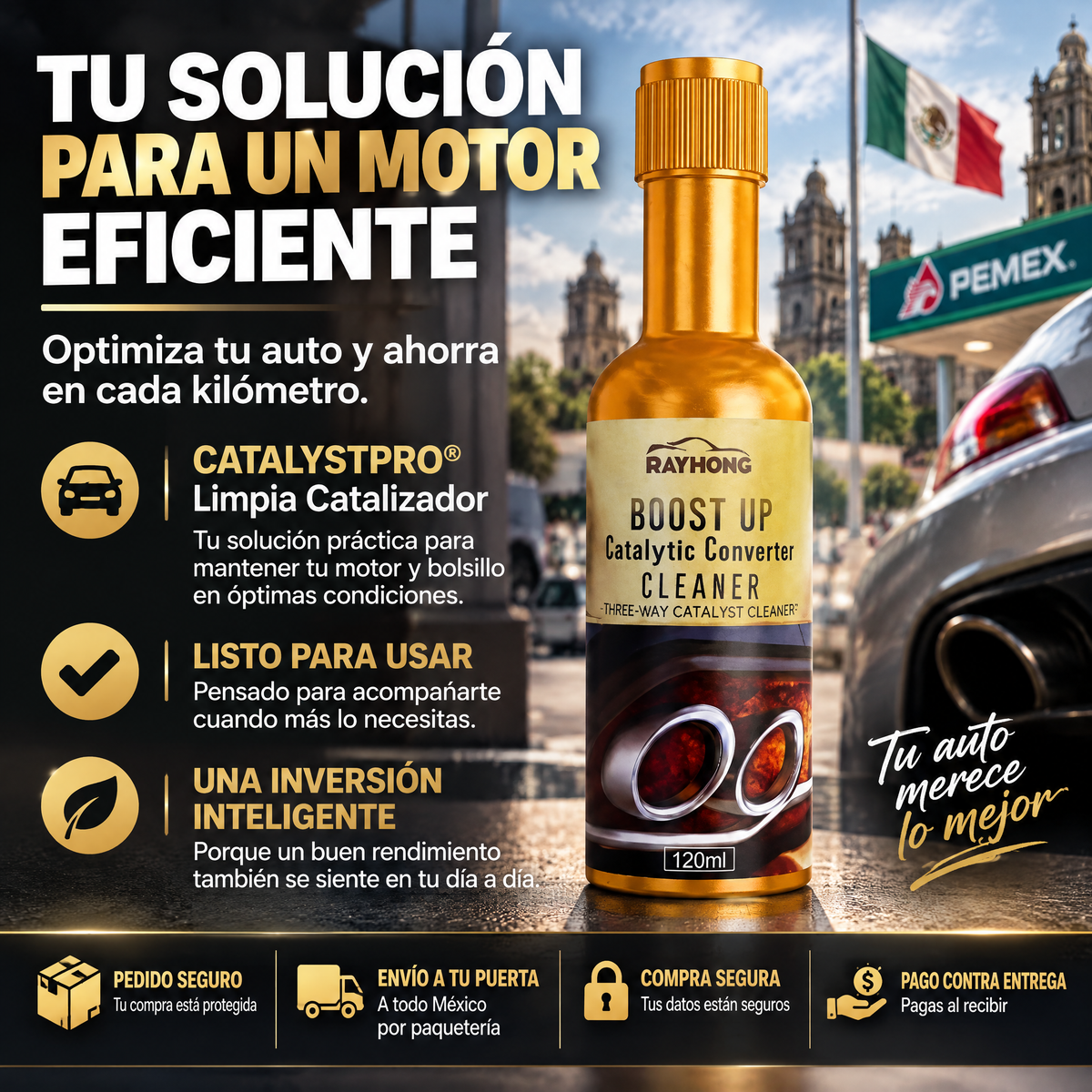 🚗 CatalystPro® Limpia Catalizador 120ml