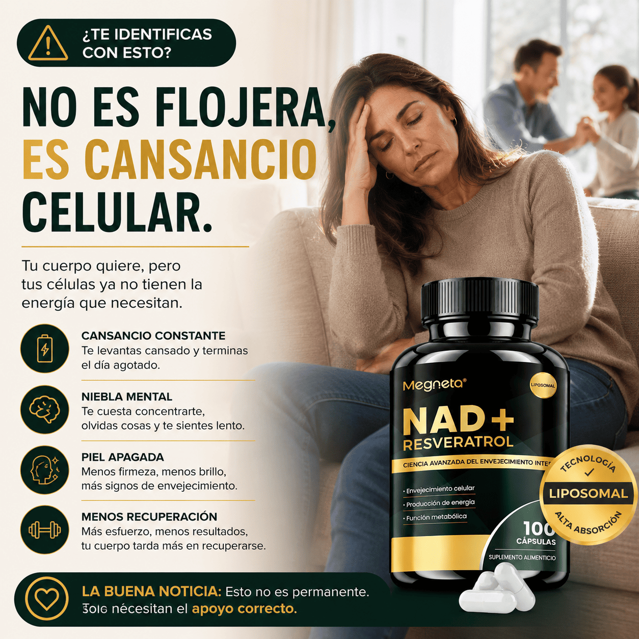 🧬 NAD+Resveratrol ULTRA™ Bienestar que desafía el tiempo