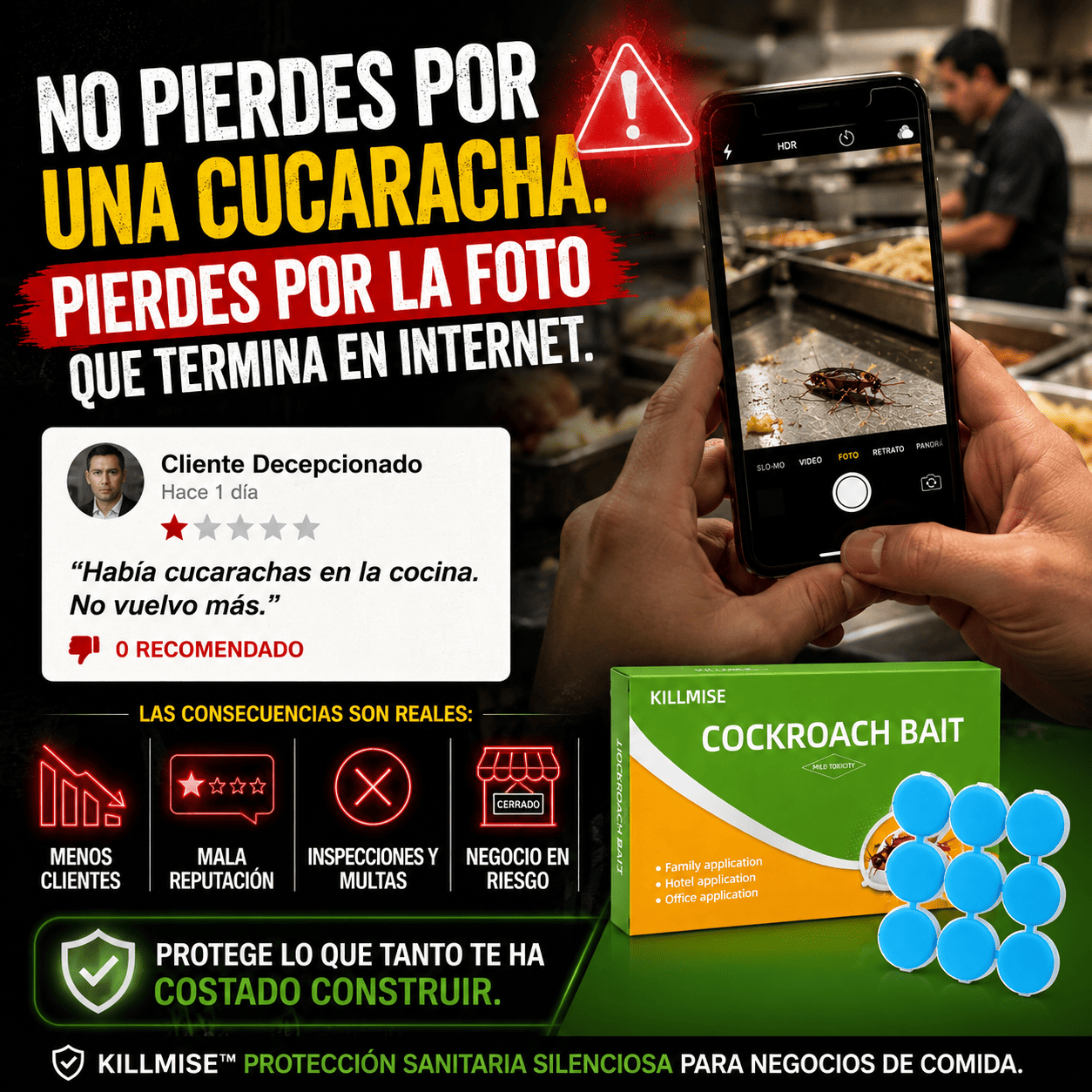 🎯 KillMise™ Destruye el Nido de Cucarachas