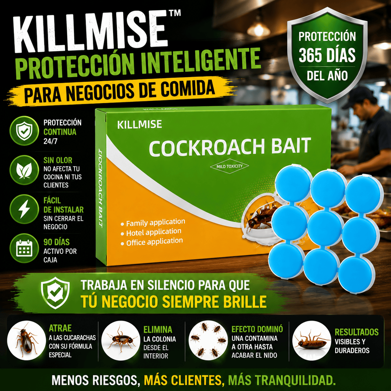 🎯 KillMise™ Destruye el Nido de Cucarachas