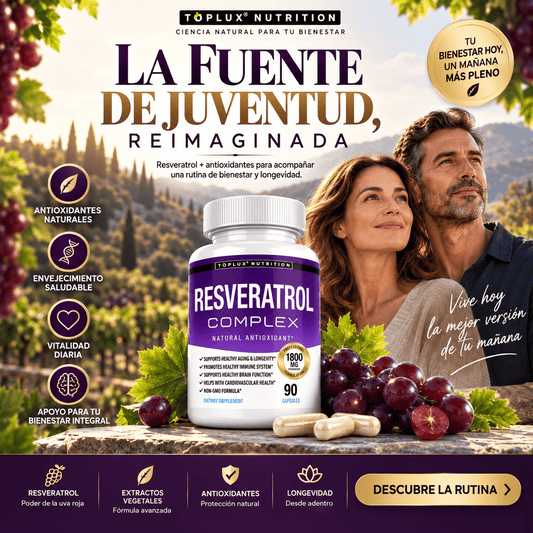 🍇 Resveratrol Complex™ — El poder antioxidante de la naturaleza