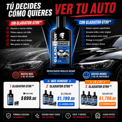 🚗✨Gladiador Removedor de Rayones