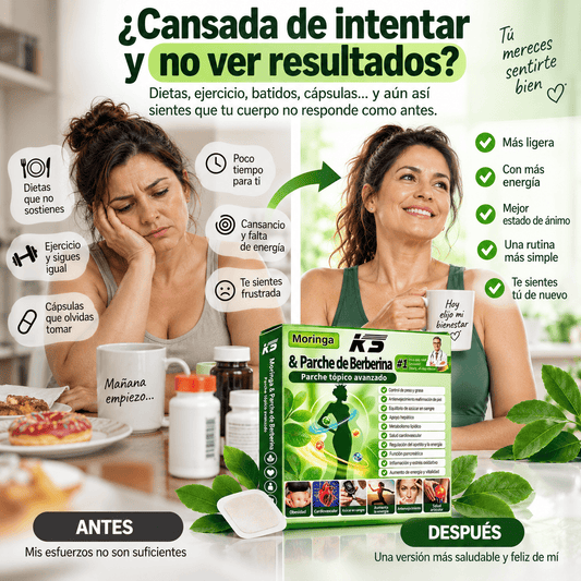 🌱 K5 Parches™  Apoyo metabólico sin cápsulas