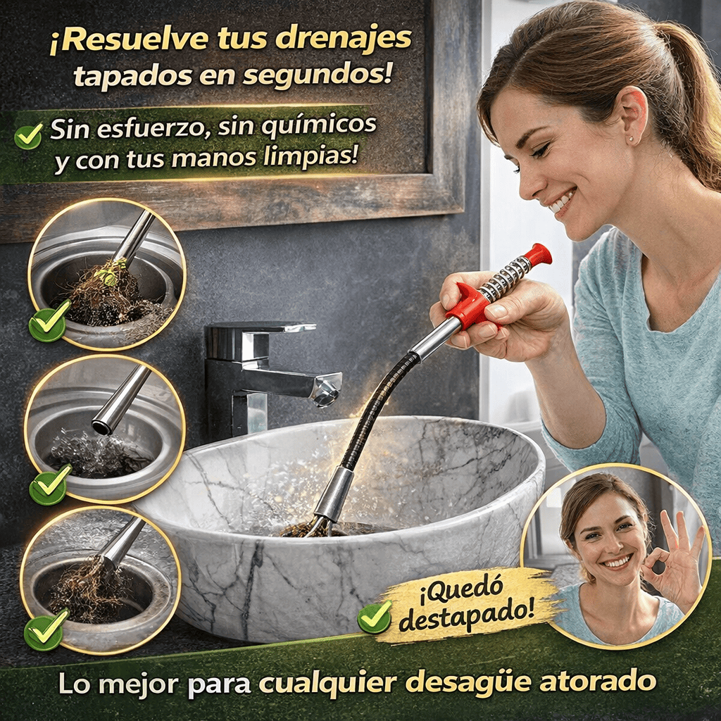 🚿DrainPRO™ Destapa. Atrapa. Saca.