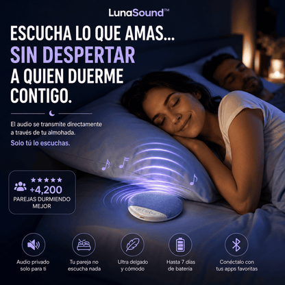 🌙✨ LunaSound™ Bocina: escucha y duerme sin despertar a nadie.