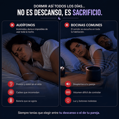 🌙✨ LunaSound™ Bocina: escucha y duerme sin despertar a nadie.