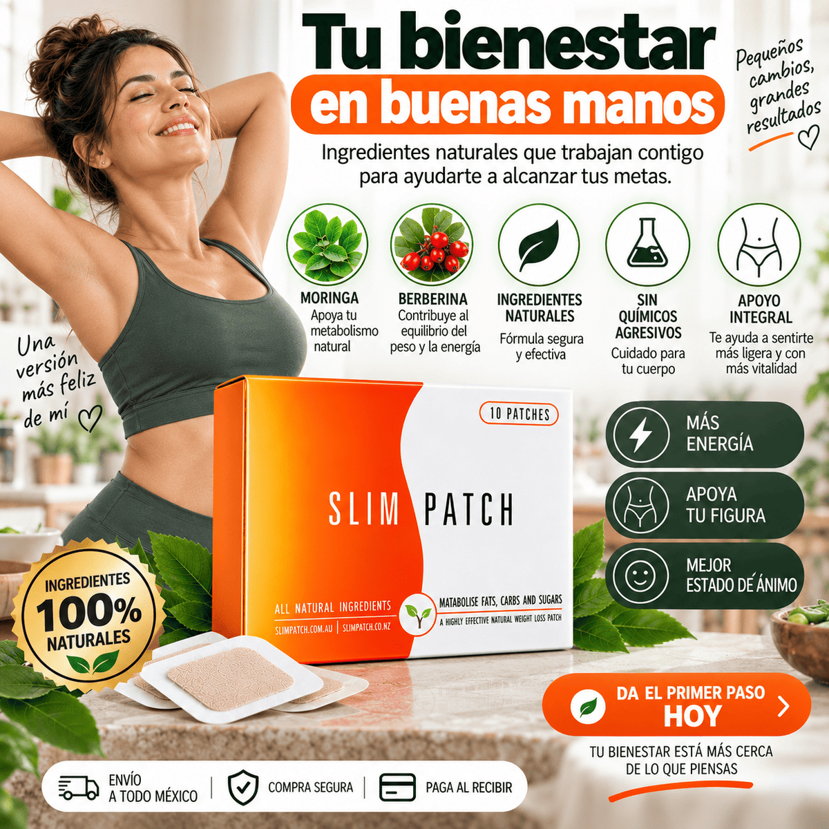 🌱 SlimPatch™  Apoyo metabólico sin cápsulas