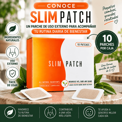 🌱 SlimPatch™  Apoyo metabólico sin cápsulas