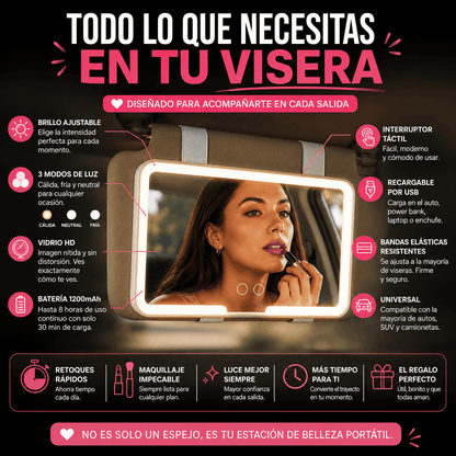 💄 EspejoLux™ | Llega siempre impecable