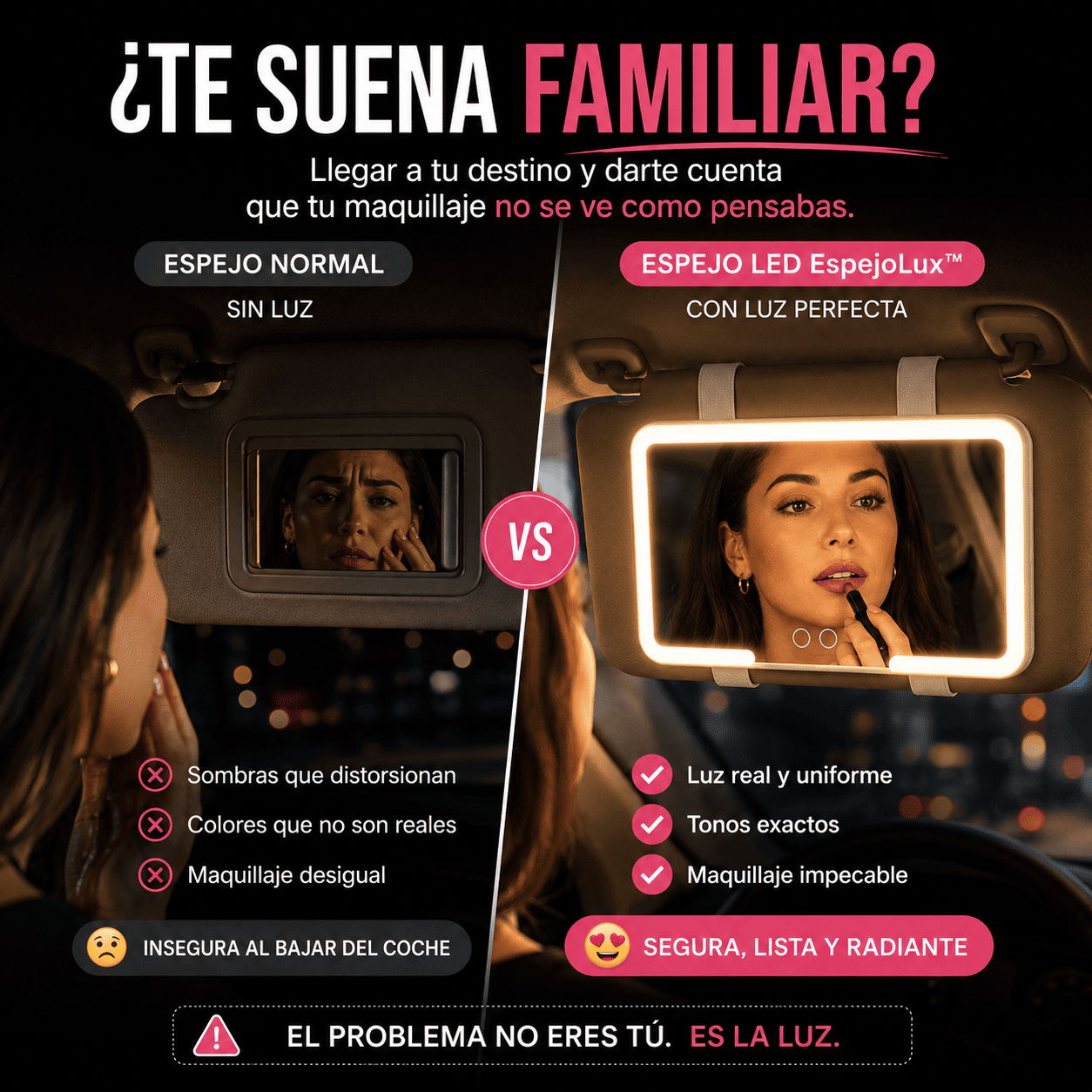 💄 EspejoLux™ | Llega siempre impecable