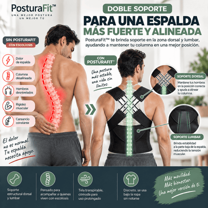 🦴 PosturaFit™ | Apoyo estructural para tu espalda
