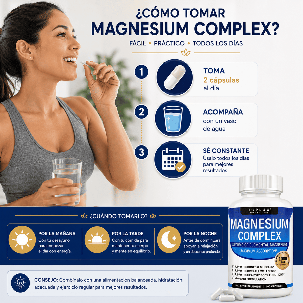 💙 MagniVive™ Descansa profundo. Vive con energía