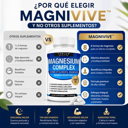 💙 MagniVive™ Descansa profundo. Vive con energía