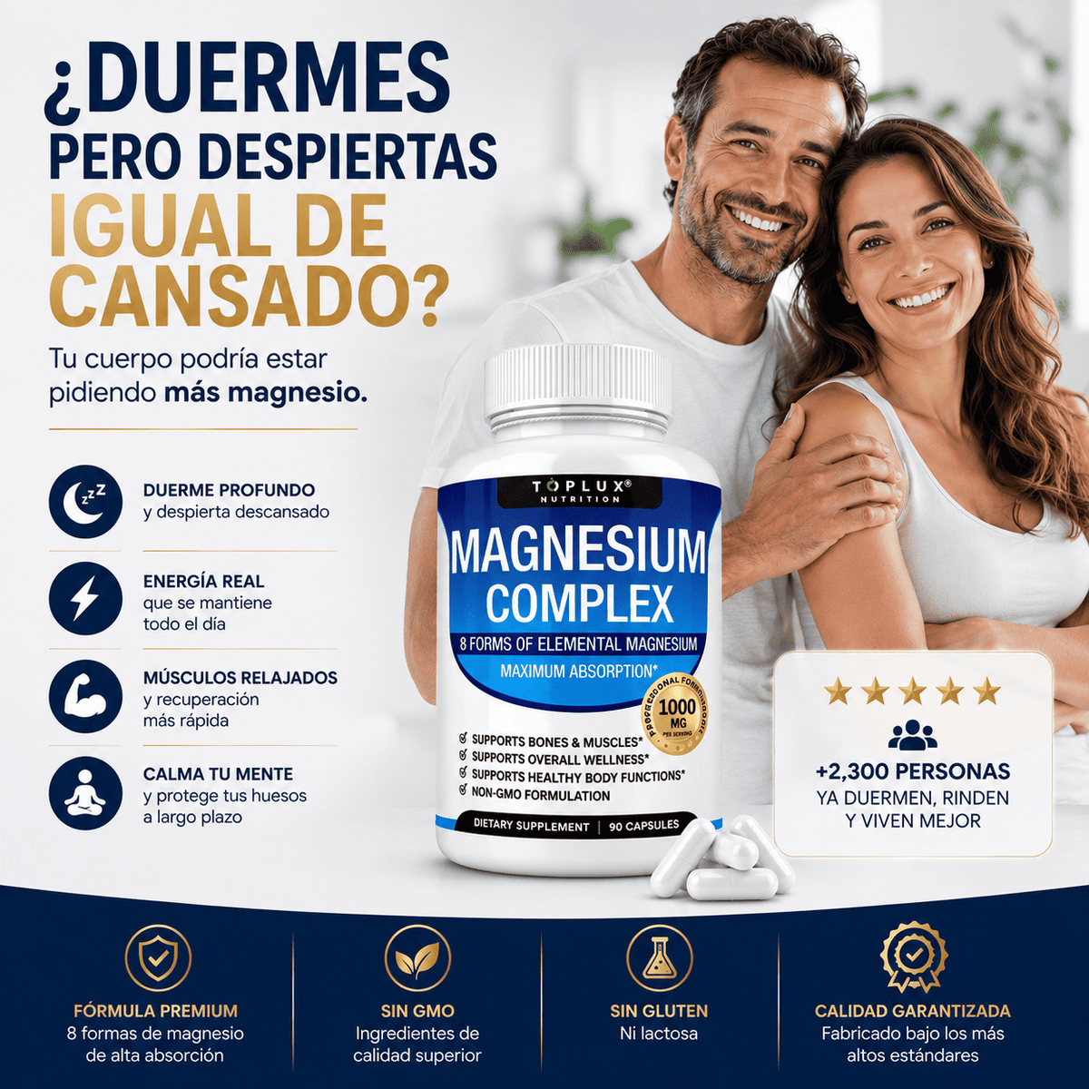 💙 MagniVive™ Descansa profundo. Vive con energía