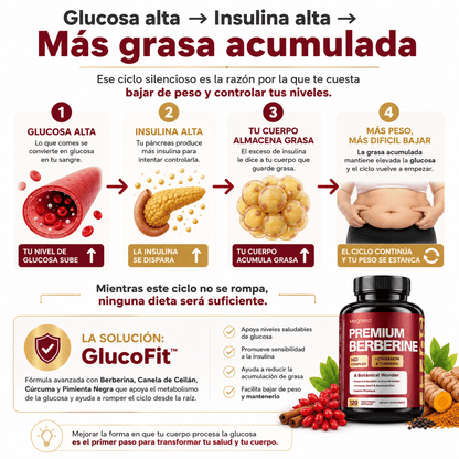 🍒 GlucoFit™ Menos glucosa, menos peso