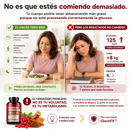 🍒 GlucoFit™ Menos glucosa, menos peso