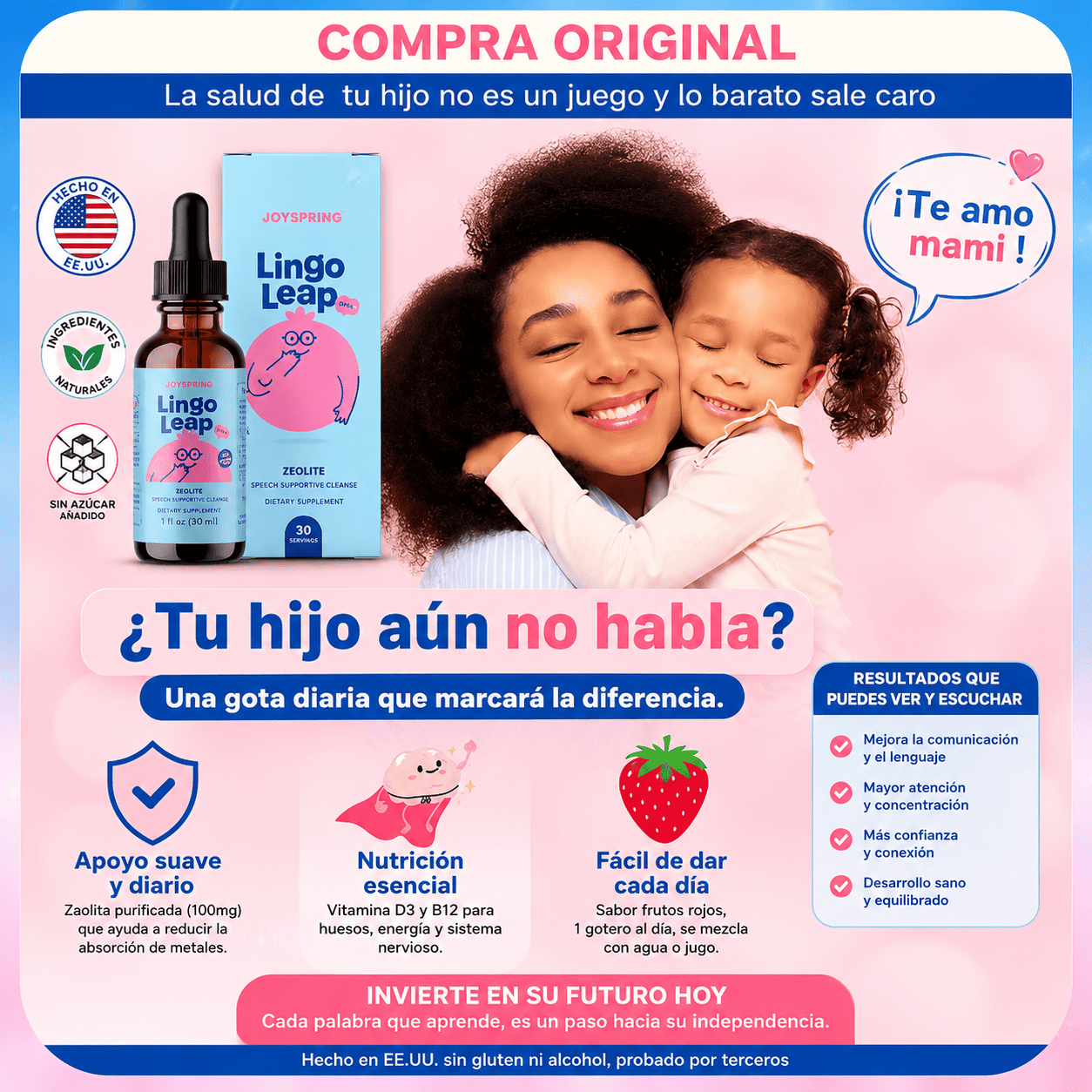 🧠💧LingoLeap™ Potencia el lenguaje y la concentración de tus niños
