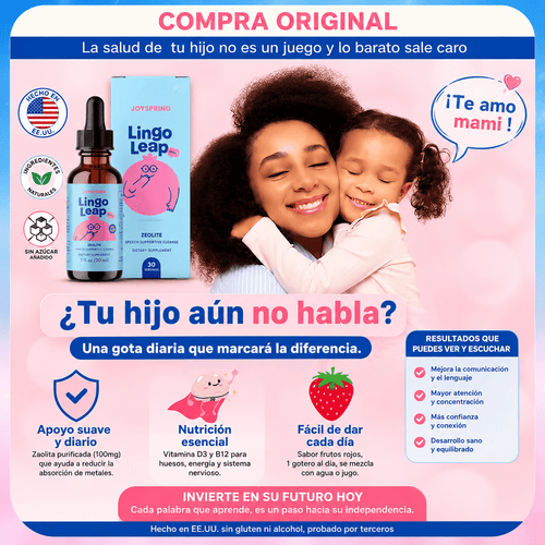🧠💧LingoLeap™ Potencia el lenguaje y la concentración de tus niños