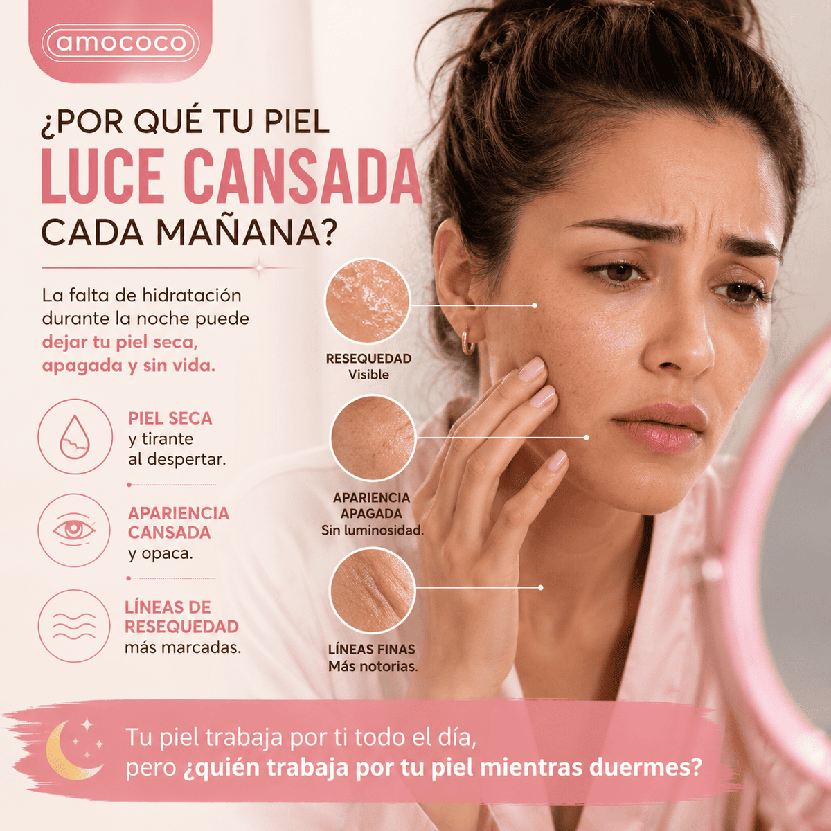 🌙✨Amococo™ Hidratación y Firmeza Mientras Duermes