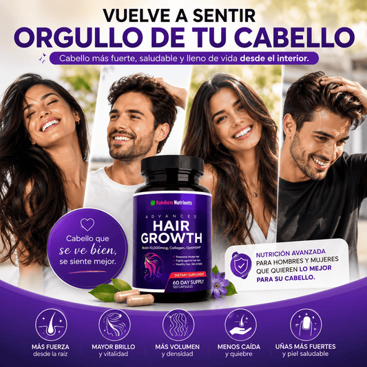 💜 HairGrowth™ | Cabello más fuerte y abundante