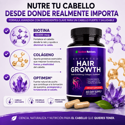 💜 HairGrowth™ | Cabello más fuerte y abundante