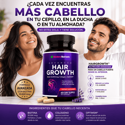 💜 HairGrowth™ | Cabello más fuerte y abundante