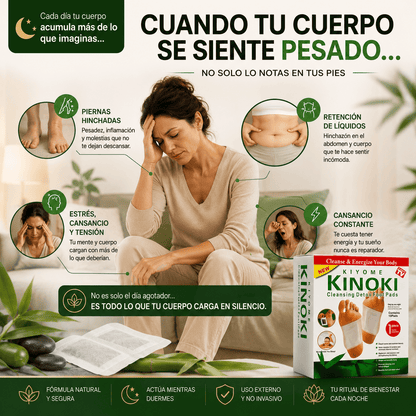 🌿 Kinoki™  Despierta ligera, sin hichazón ni estrés cada mañana