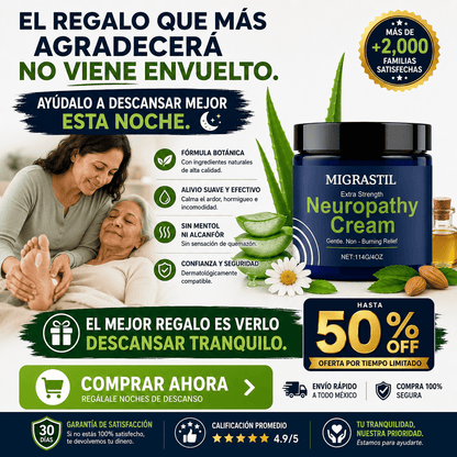 🧴NeuroCream™ Alivio suave, botánico, sin quemazón