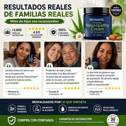 🧴NeuroCream™ Alivio suave, botánico, sin quemazón