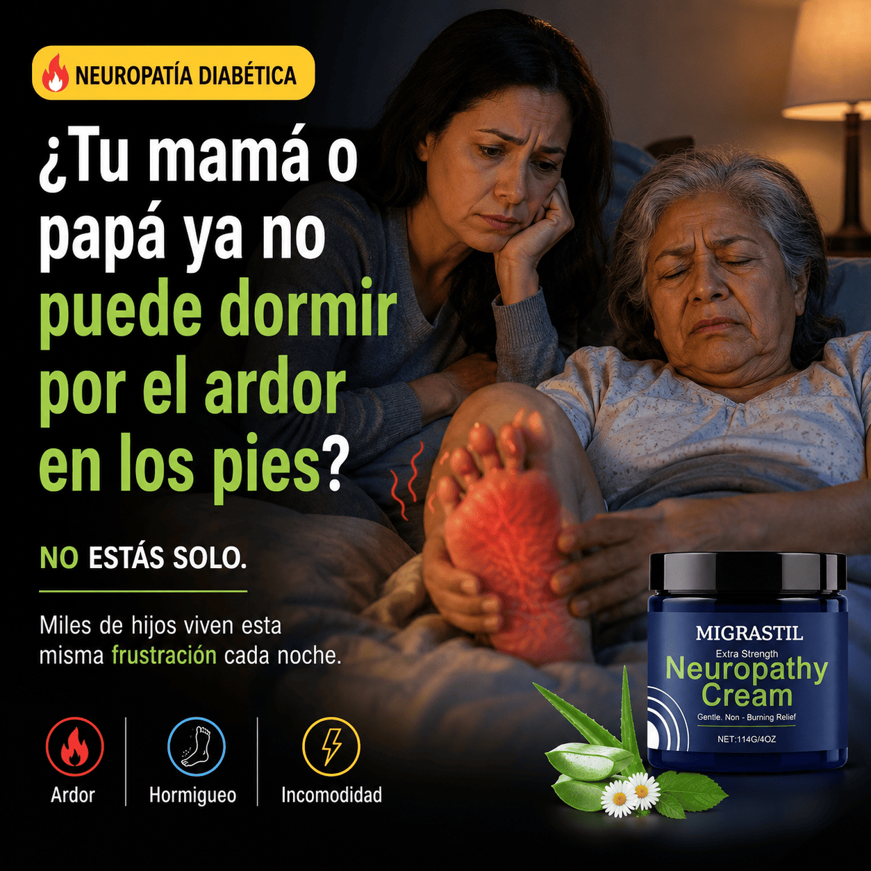 🧴NeuroCream™ Alivio suave, botánico, sin quemazón