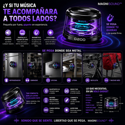 🧲🔊 MagniSound™ Más sonido, menos límites
