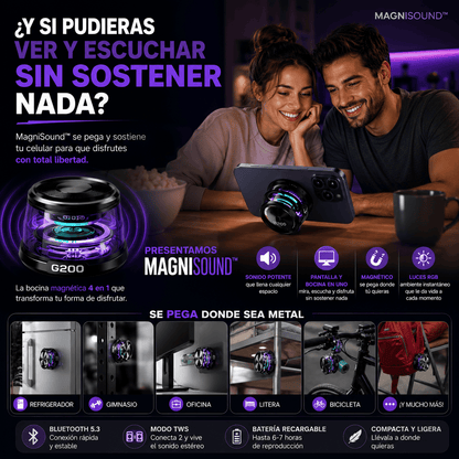 🧲🔊 MagniSound™ Más sonido, menos límites