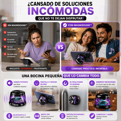 🧲🔊 MagniSound™ Más sonido, menos límites