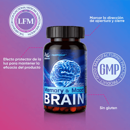 🧠 NeuroVibe™ PRO Suplemento avanzado para el Cerebro, Ánimo y Nervios