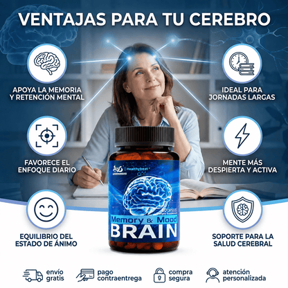 🧠 NeuroVibe™ PRO Suplemento avanzado para el Cerebro, Ánimo y Nervios