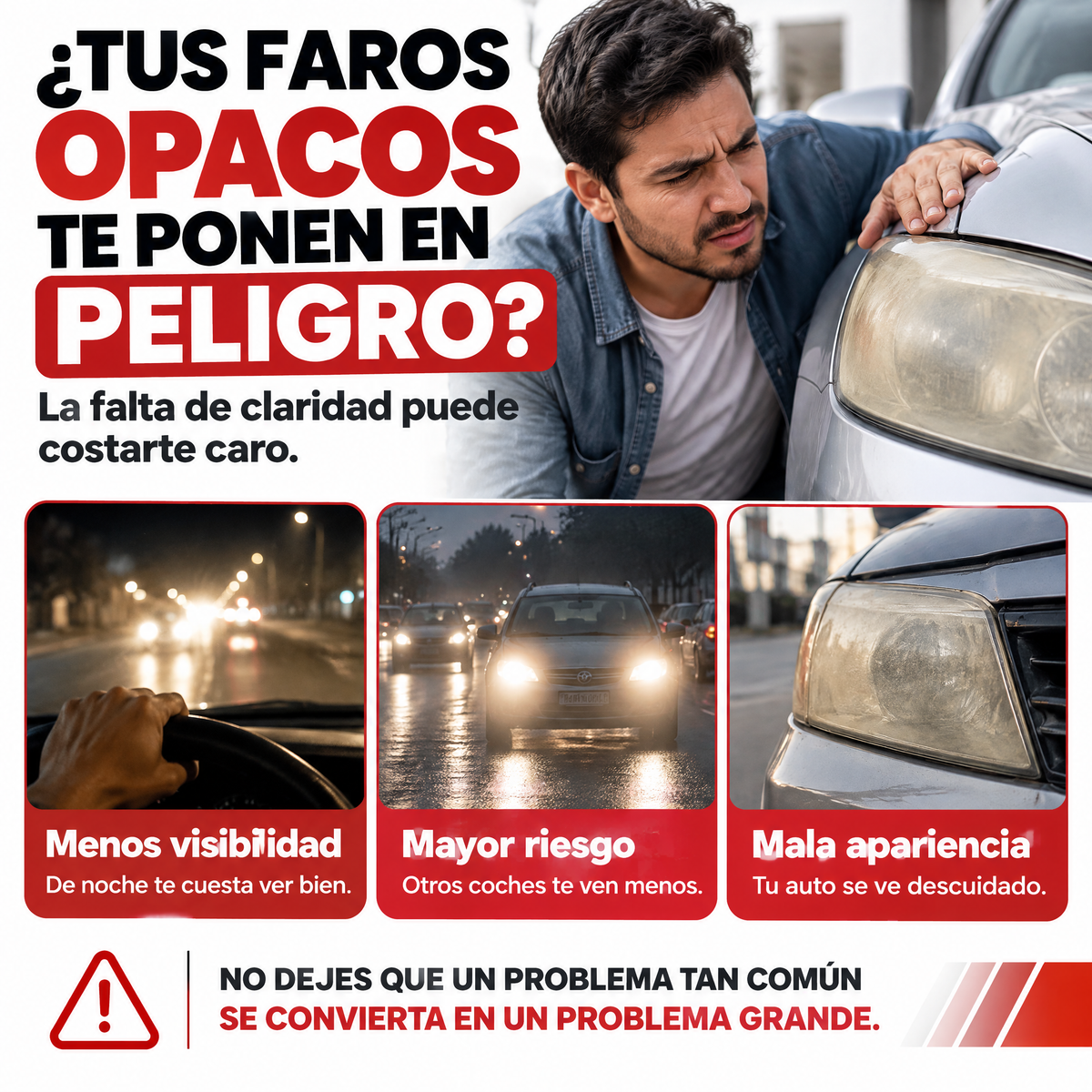🚗FaroClear® Kit Restauración de Faros