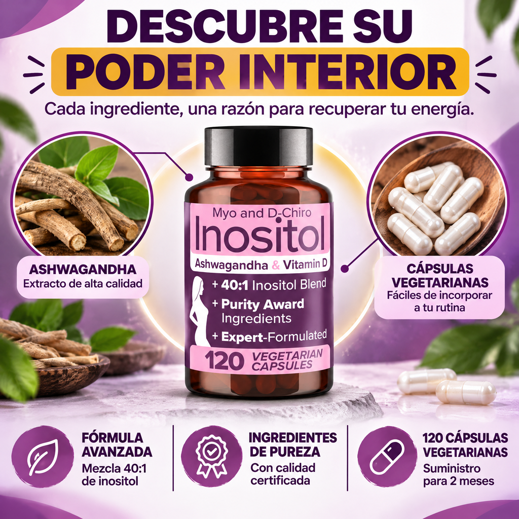 EquiliHorm® Suplemento de Inositol 120 Cápsulas