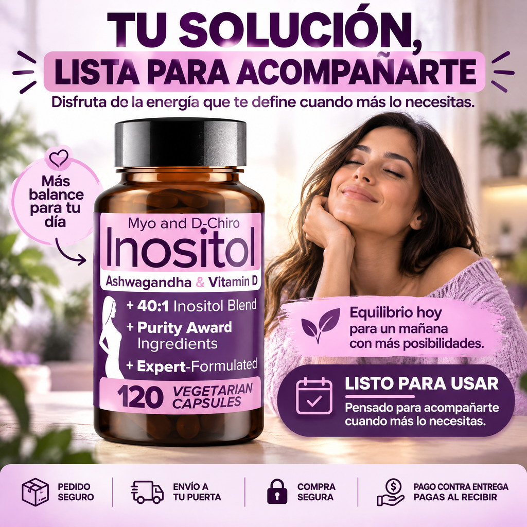 EquiliHorm® Suplemento de Inositol 120 Cápsulas