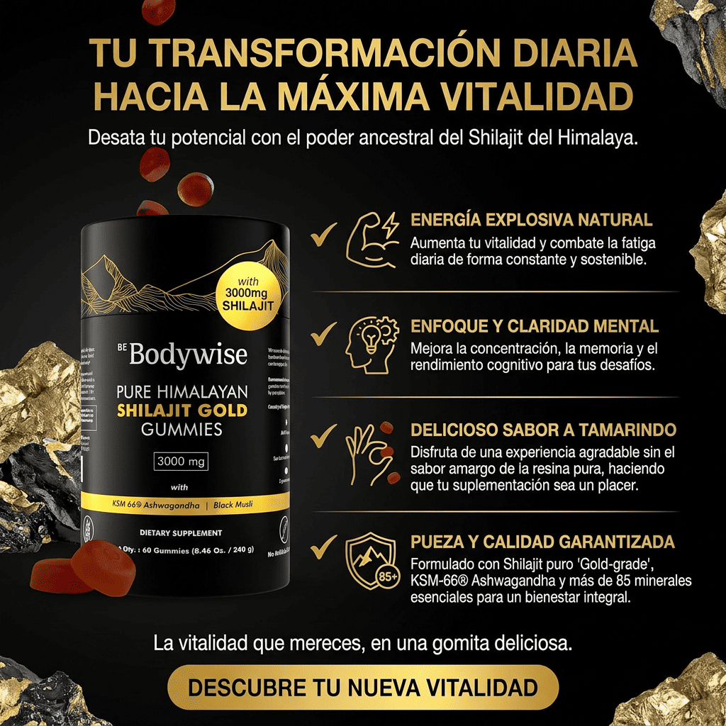 🔥💪 Shilajit Gummies™ ⚡ Recupera tu resistencia, vitalidad y enfoque…