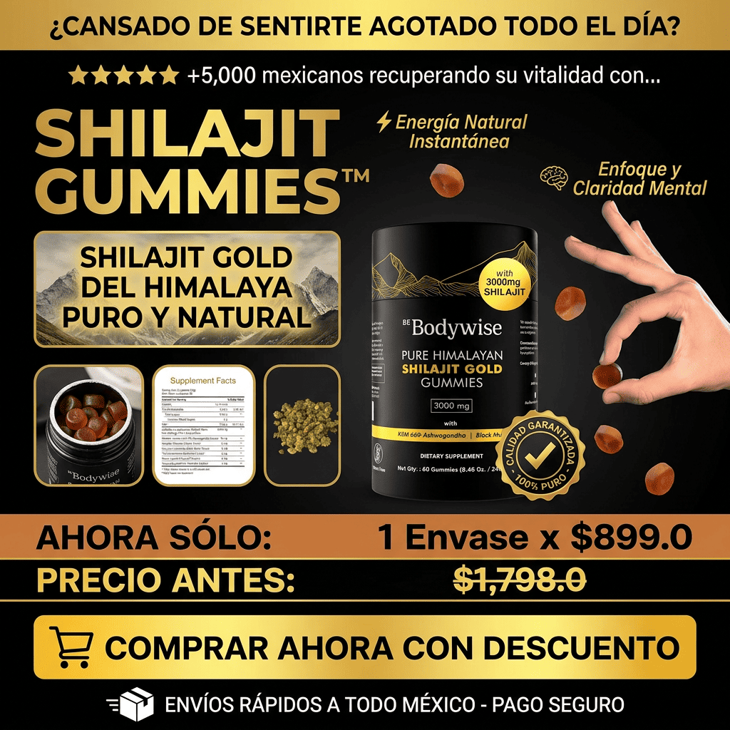 🔥💪 Shilajit Gummies™ ⚡ Recupera tu resistencia, vitalidad y enfoque…
