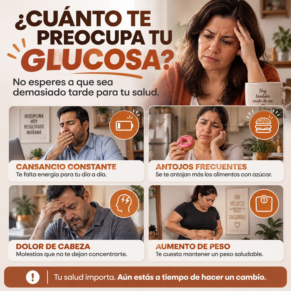 GlucoDrop® Fómula Natural Regula Azúcar 60ml